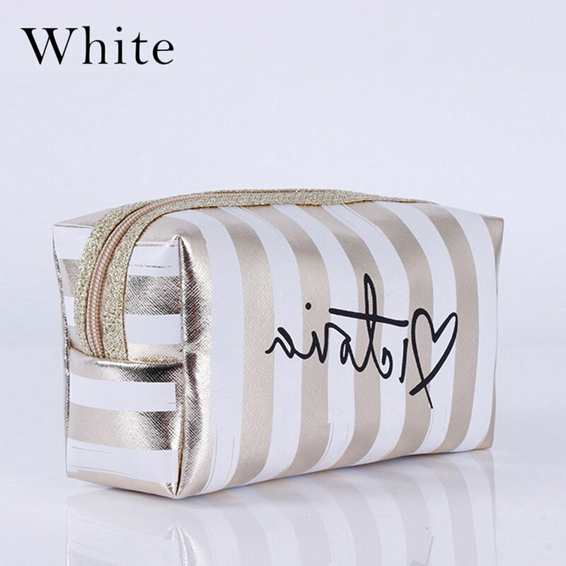 Travel Women's makeup Bags Women's cosmetic bag Cases Cosmetic Bag Portable Storage Wash pack Travel organizer Toilet Bags: white