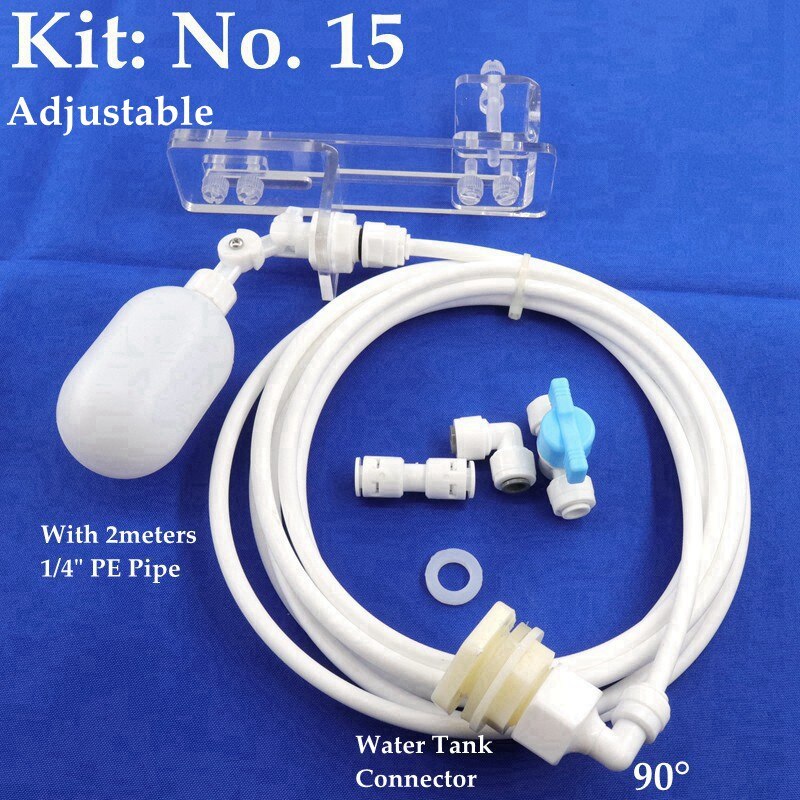 Aquarium Acryl Feuchtigkeitsspendende Gerät Automatische Füllung Wasser Auffüllen Schwimmende Kugel Ventil Aquarium Wasserstand Regler Bausätze: Licht Grün