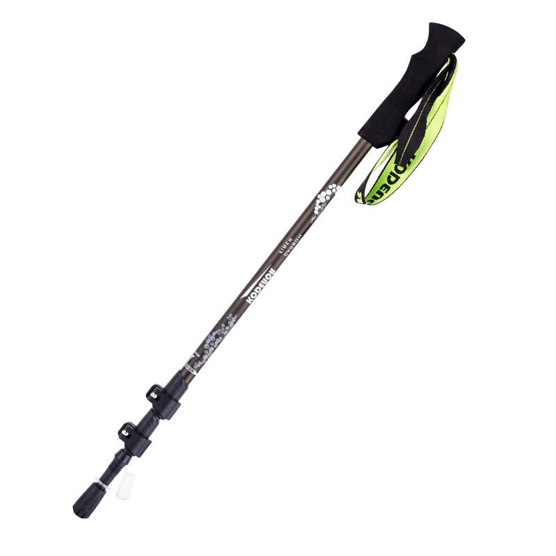 Carbon fiber Cane Telescopic 3-section Outer Lock Folding Walking Lightweight Stick 63-135cm Straight Handle: Dark Grey