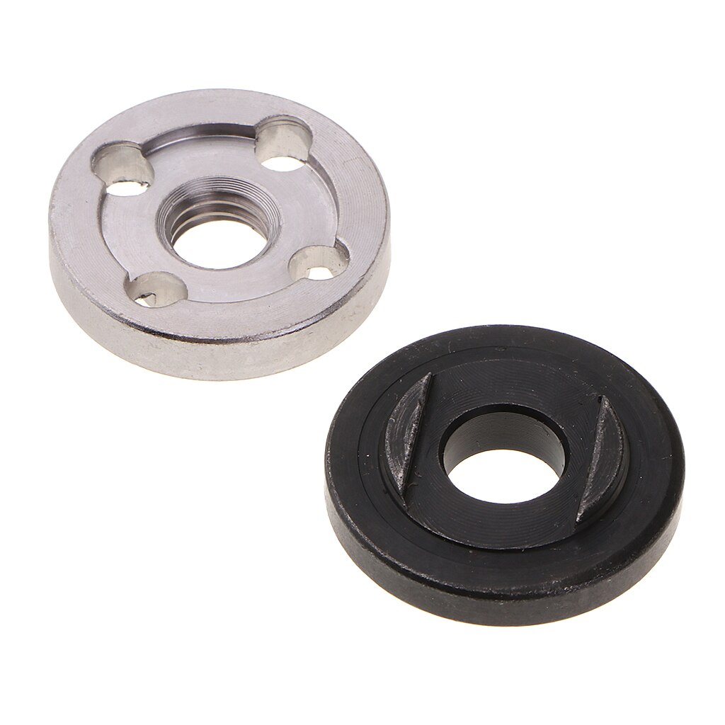 M10 Thread Replacement Angle Grinder Inner Outer Flange Nut Set Tools, Pack Of 2