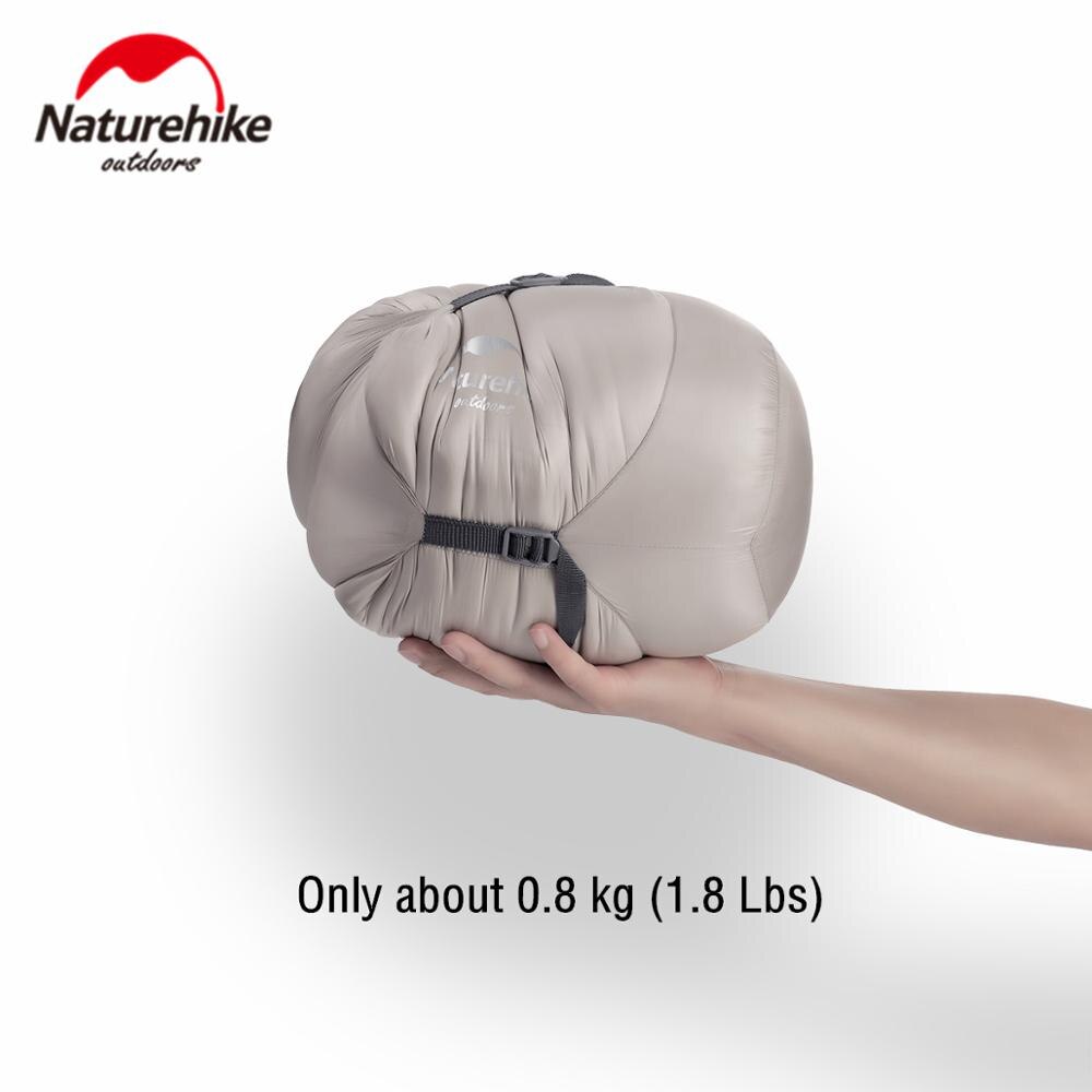 Naturehike H150 Schlafsack Ultraleicht kompakt Baumwolle Umschlag Sommer draussen Wandern Reise Schlafsack Camping Schlafsack