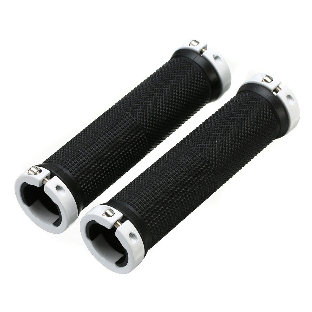 Fiets handvatten 1 paar gripshift mtb fiets stuurhoes handvatten lock-on fixed gear rubber fiets stuur accessoires