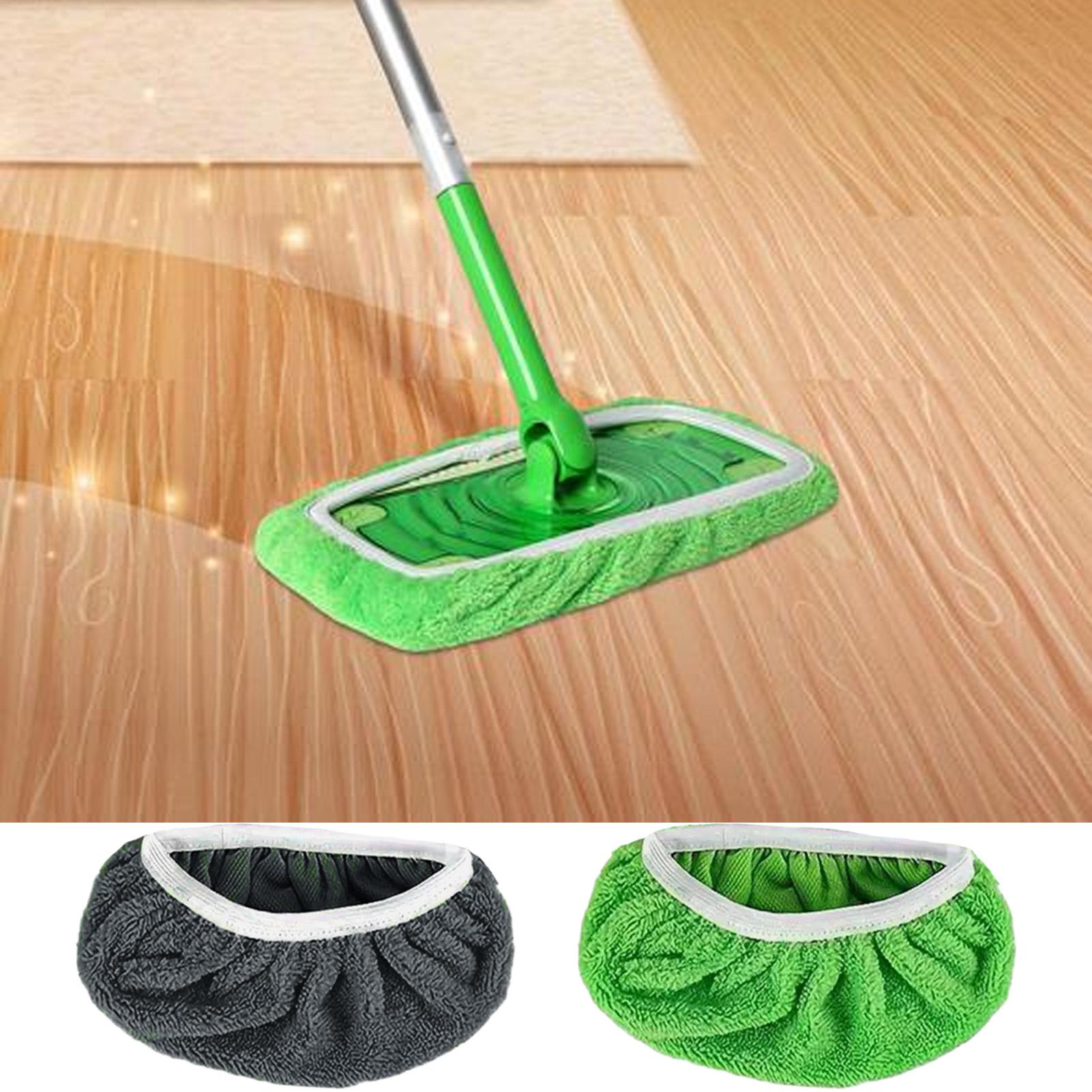 Fregona doméstica, cubierta de tela reemplazable, almohadillas de fregona lavables, almohadillas de repuesto para fregar húmedo, cubierta plana para fregona, herramientas de limpieza reutilizables y lavables