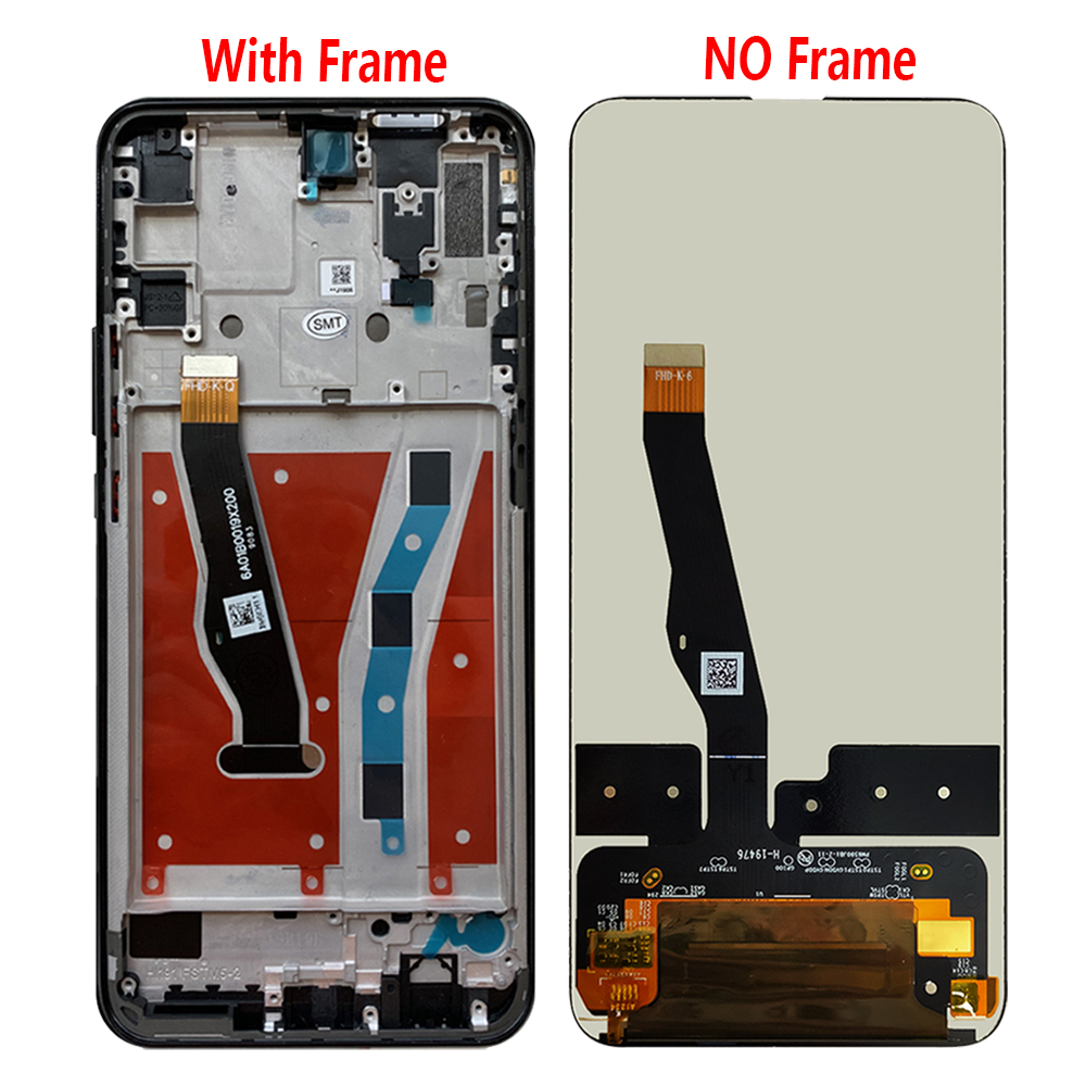6.59 '' lcd huawei honor 9x 9 x premium global edition stk -lx1 stk -l22 näyttö kosketusnäyttö digitizer kokoonpano ei/kehyksellä