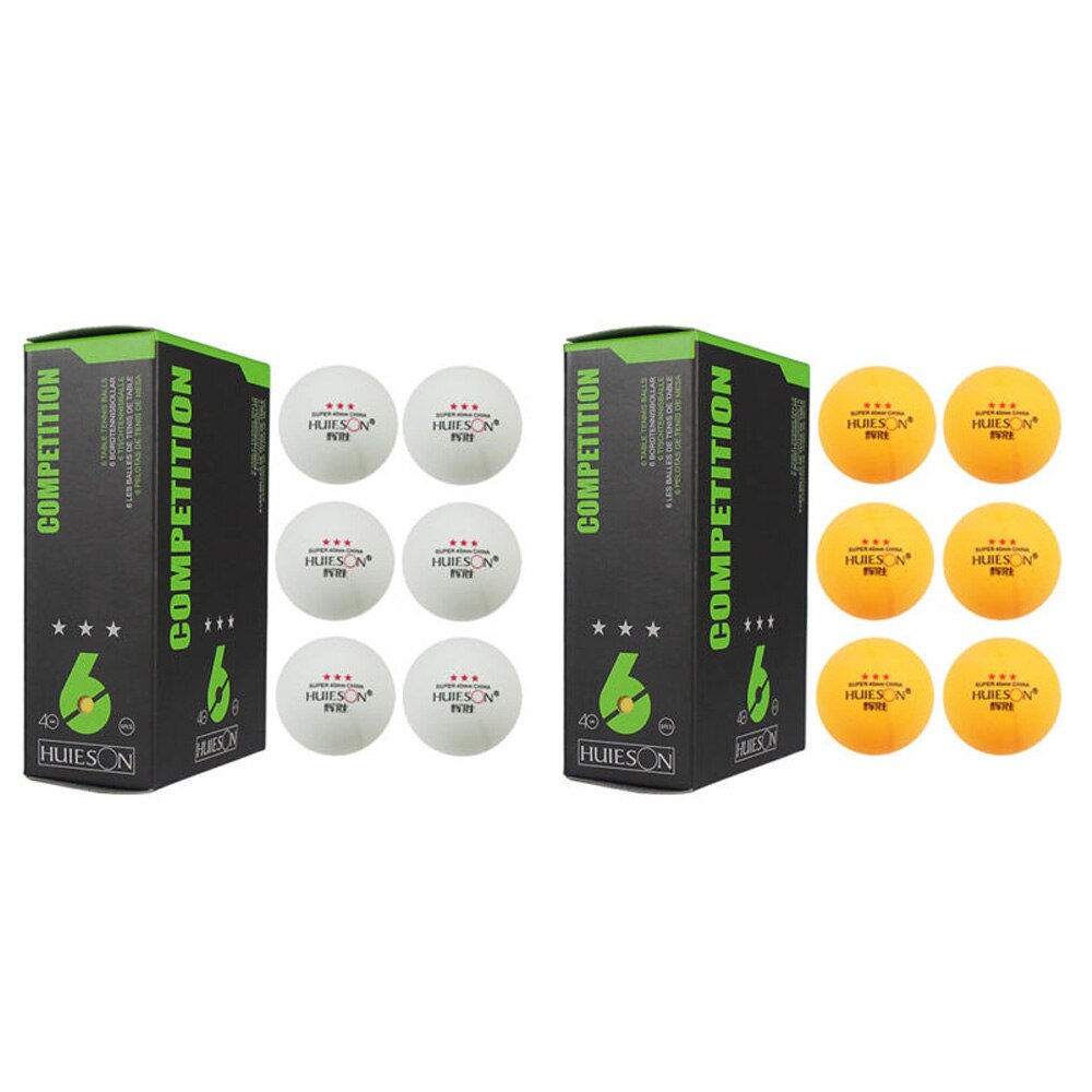 6pcs/Box 3-Stars 40mm Olympic Pro Table Tennis Balls Ping Pong Balls For Match ABS Plastic Table Training Balls