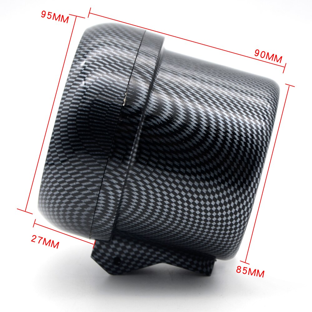 3,75 "95mm Kohlenstoff Elektrische Tachometer Drehzahlmesser Mit Interne Schicht Licht 4 6 8 Zylinder