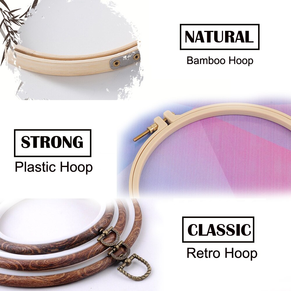 Flower Printed Embroidery Kit for Beginner Needlework Cross Stitch Set Handmade Sewing Art Wall Embroidery Painting Home Decor