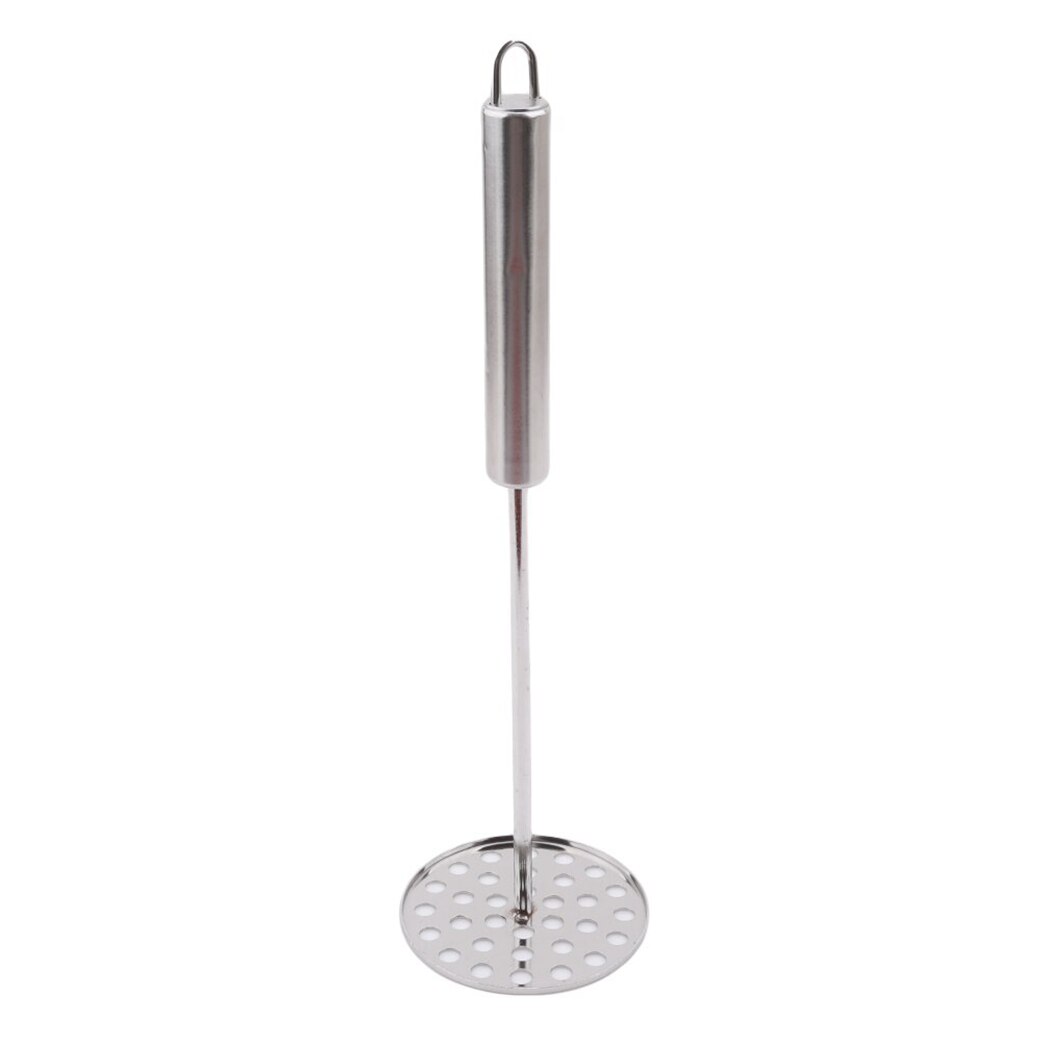 Machacador de patatas de acero inoxidable, machacador de comida cocida, prensa de arroz, herramienta para machacar frutas y verduras, utensilios de cocina, accesorios de cocina