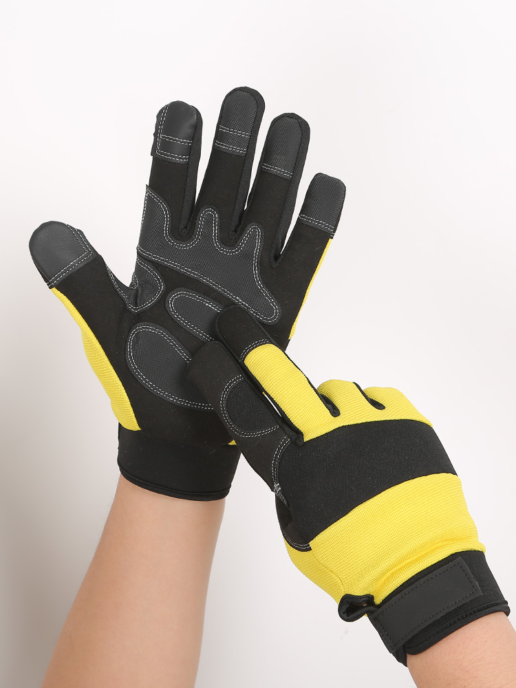 XINDA – gants d&#39;escalade en cuir de vache, antidérapants, résistants à l&#39;usure, pour Sports de plein air professionnels, randonnée, escalade, descente