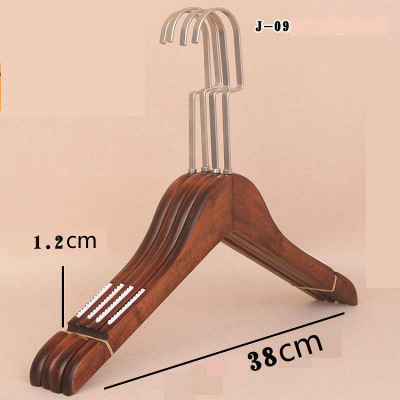 Wooden Coat Hanger Hooks Solid Wood Skid Proof Clothing Hanger For Adults And Men Store Coat Rack Hanger Rack: B