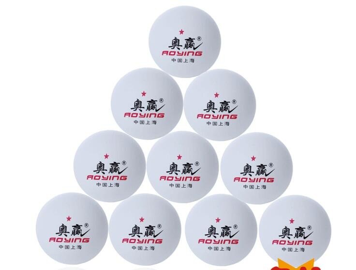 10 stk/mye bordtennisballer 3- stjerners 40mm sportsping pongballer leker bhd 2: Hvit