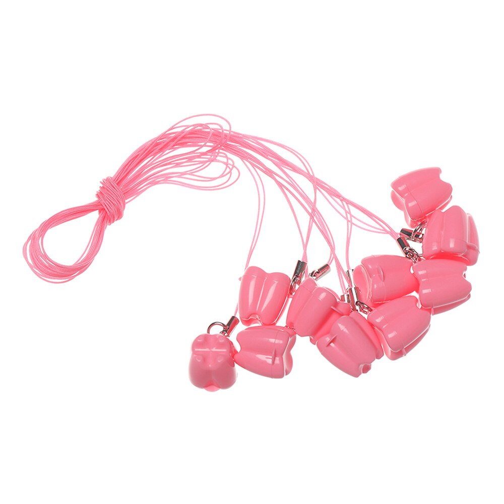 10Pcs Tooth Shape Milk Teeth Box Children's Souvenir Save Baby Tooth Box Kids Tooth Collection Mini Storage Boxes Container