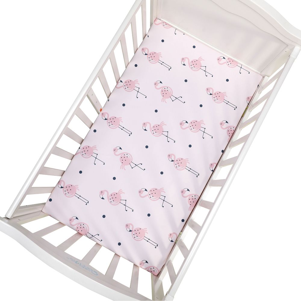 Baby-vugge lagen 1 pc småbørn lagen 100%  polyester baby lagen til standard vugge og småbørn madrasser (130*70 cm)