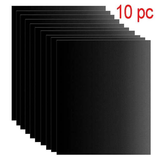 Polymères de gril antiadhésifs, tapis réutilisables, facile à nettoyer, 15.75x13 po, noir, gaz, charbon de bois, grilles électriques: green