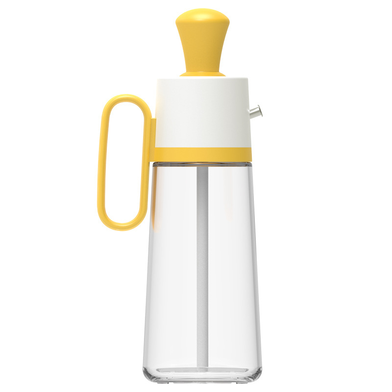 550ML kreatywna kuchnia szklana olejarka dwu-w-jednym butelka oleju gospodarstwa domowego przyprawa uchwyt z pędzlem grill opryskiwacz narzędzia kuchenne