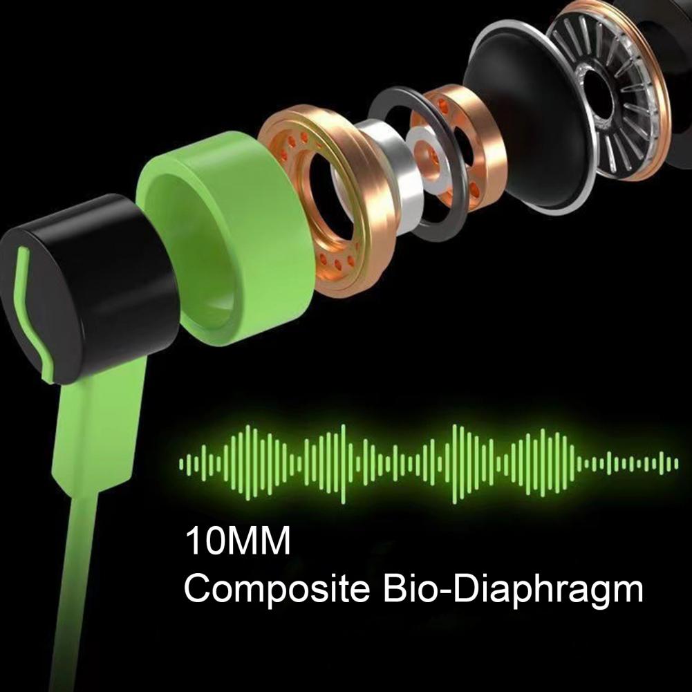 Wired Headphone 3.5mm/Type-C E-sports Headphones Stereo Sound Music In-ear Earphone with Mic Shark Fins Gaming Headset
