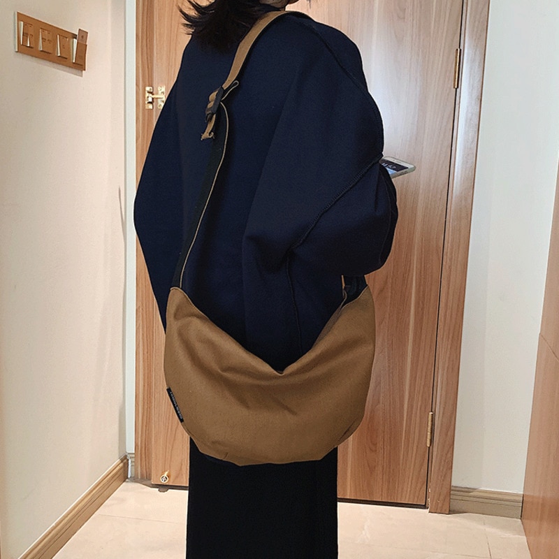[BXX] décontracté toile Crossbody Dumplings sacs pour femmes sac à bandoulière femme sacs à main et sacs à main HJ451