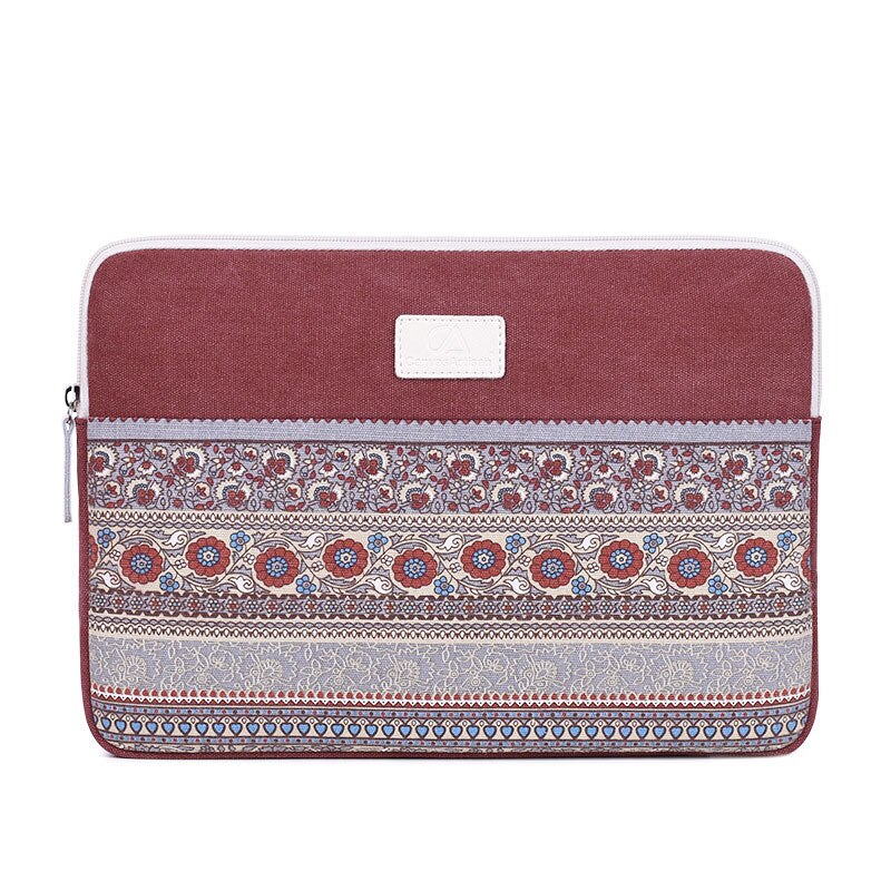 Pokrowiec na laptopa torba na macbooka Pro Retina 13.3 15 wodoodporne etui do projektora Acer swift 13 14 15.6 cal notebook etui na laptopa dla kobiet: wine / 14-calowy