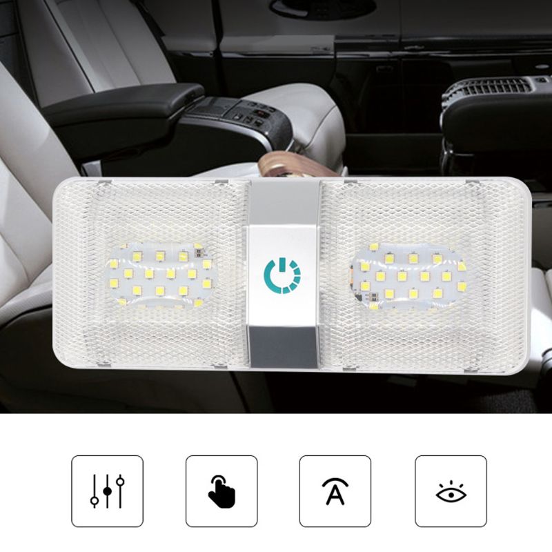 Plafonnier éclairage intérieur de camping | 1 pièce DC 12V RV, éclairage intérieur de la remorque, lumières de camping, accessoires pour camping-car