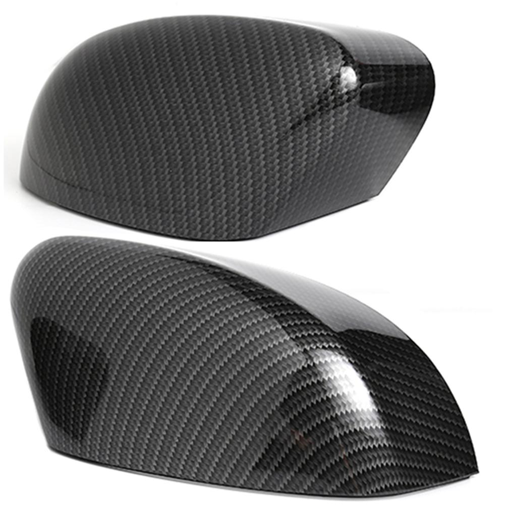 Cubierta embellecedora para espejo retrovisor lateral de coche, para Ford Focus MK2/MK3, cubiertas para espejo retrovisor del coche, 2 uds.