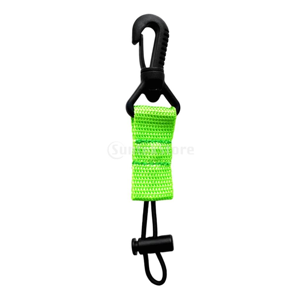 Universal mundstykke holder regulator blæksprutte holder klip lanyard dykning snorkel udstyr tilbehør tilbehør: Grøn