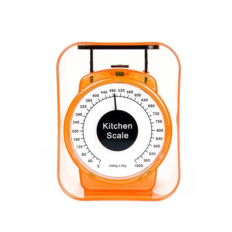 Kitchen Scale Restaurant Cooking With Easy Reading Mechanical Tool Vegetables Kitchen 1kg Scale Dial Spring Weighing Portab R3G4