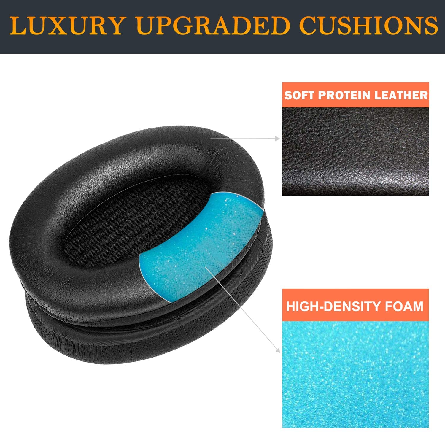 Wymienne nauszniki z pianki Memory Foam Ear Pads Cushion Repair Parts dla Sony WH-1000XM3 WH1000XM3 WH 1000 XM3 Headphones Cover Earpads