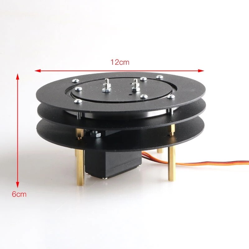 1 Dof Robot Cloud Deck Rotating Base Bigger Stronger/Full Metal Circular Rotating Base Thicker Metal Plate For Mechanical Arm