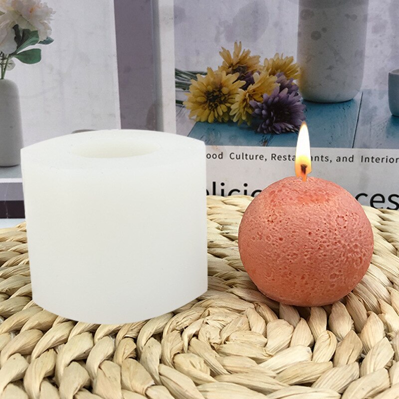Creatieve Ruimte Planeet Kaars Siliconen Mal Diy Sferische Maan Aromatherapie Kaars Gips Cake Decoratie Mold Kaars Maken
