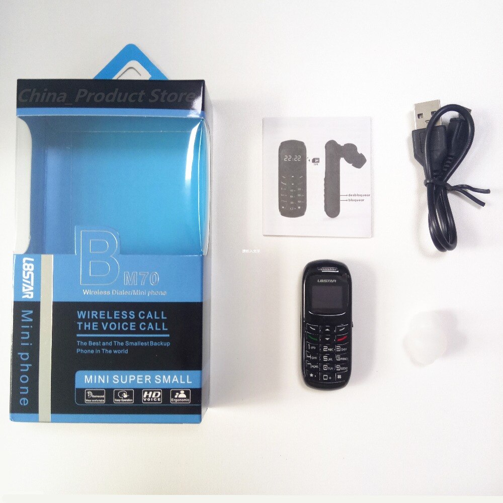 within 24 hours)Gt Star Gtstar BM70 Mini Mobile Cellphone Bluetooth Dialer Wireless Headset Support SIM PK KK1 BM50