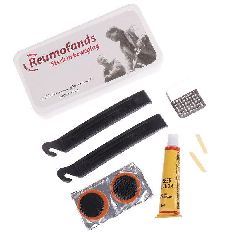 1 Set Bicycle Tire Tyre Repair Tools Cycling Rubber Puncture Bike Patches Kit
