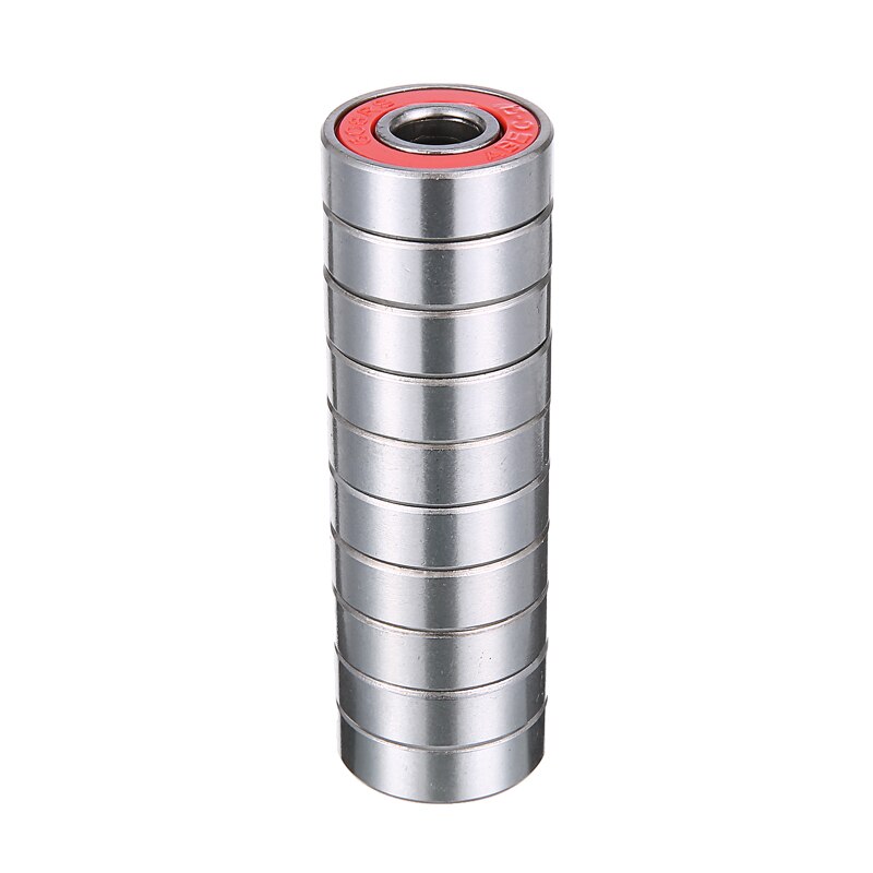10Pcs Abec 9 Rode Scooter Rollerblades Skateboard Wiellagers Tn Engineering Plastic 8Mm Id 22Mm Od Duurzaam