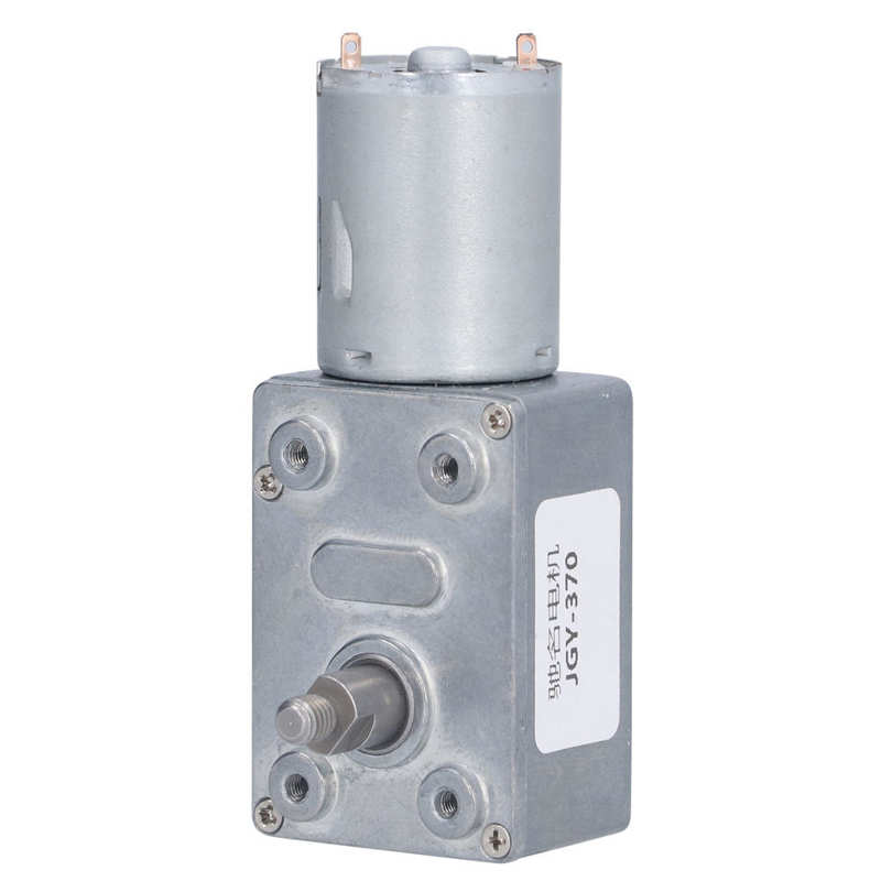 Worm Gear Motor Reduction Gearbox 8mm Shaft for Door Lock for Rotating Table for DIY Robot