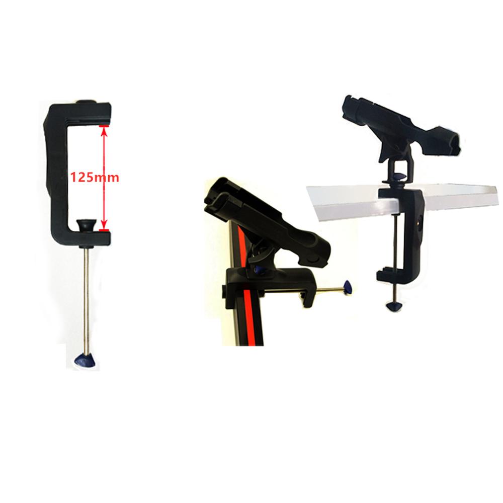 Fishing Tackle 360 Degree Adjustable Fishing Rod Rack Holder Clamp On Removable Kayak Boat Support Pole Stand For Fishing Rod