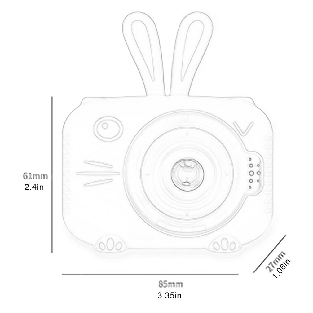 X7 freundlicher Mini Kamera Volle HD 1080P Tragbare Digitale Video Foto Kamera 2 Zoll Bildschirm Anzeige freundlicher Spielzeug Studie kamera