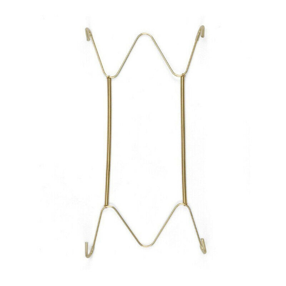 10pcs 8Inch/10Inch Wall Plate Hanger W Type Dish Spring Holder Invisible Dish Hangers Holder Wall Display Plate Stand