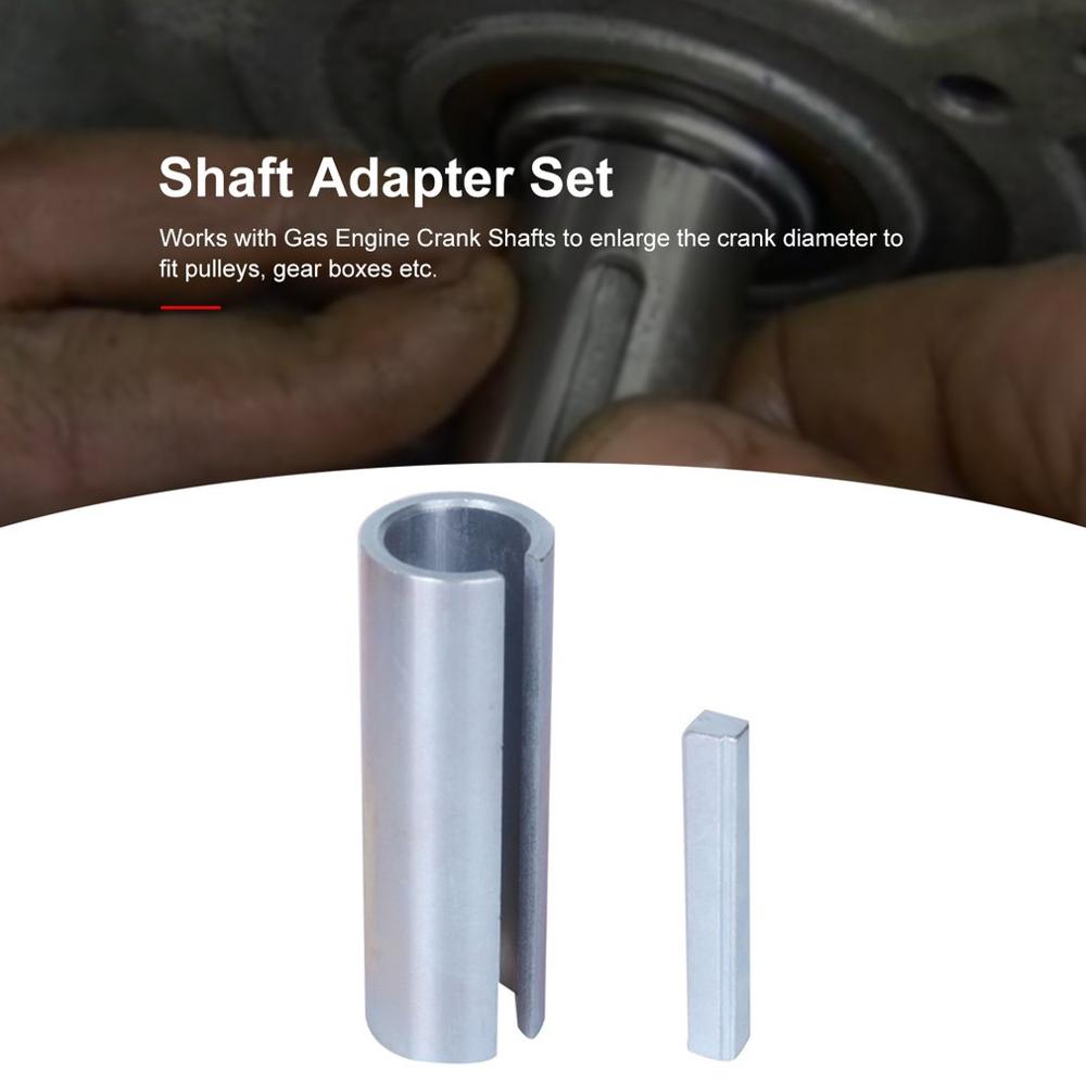 3/4 "  to 1 " gasmotorpoelie krukasbusadapter poelieboring reductiebus schijf & sleutel roofdier met stapsleutel
