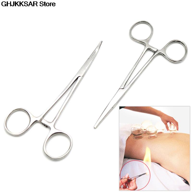 Pinzas hemostáticas de acero inoxidable, kit de herramientas quirúrgicas, pinzas de bloqueo hemostático, pinzas de pesca, 1 ud.