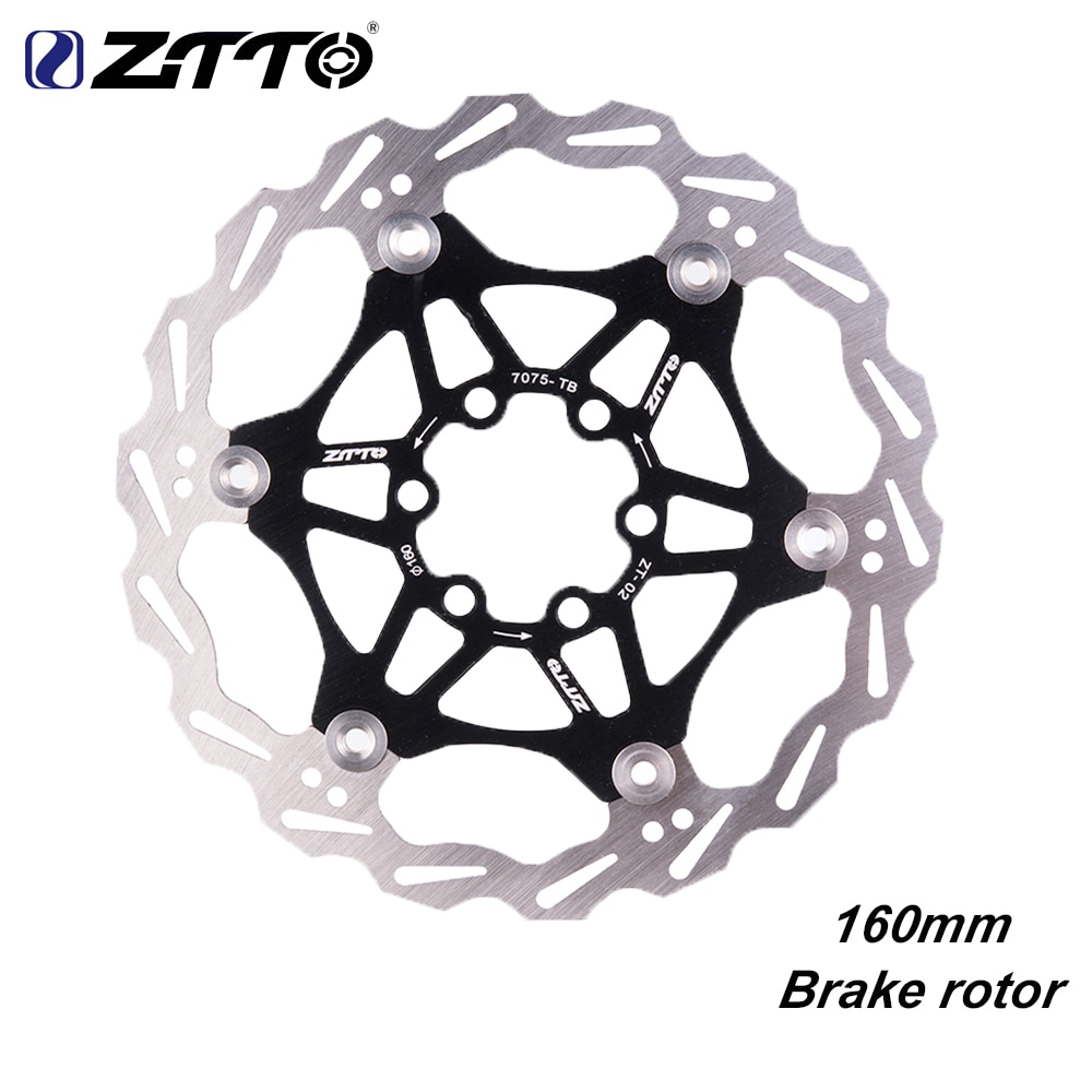 Ztto fiets 160mm 180mm dh rem zwevende rotor roestvrij staal mtb fiets schijfrem zwevend gereedschap voor mountainbike racefiets cx
