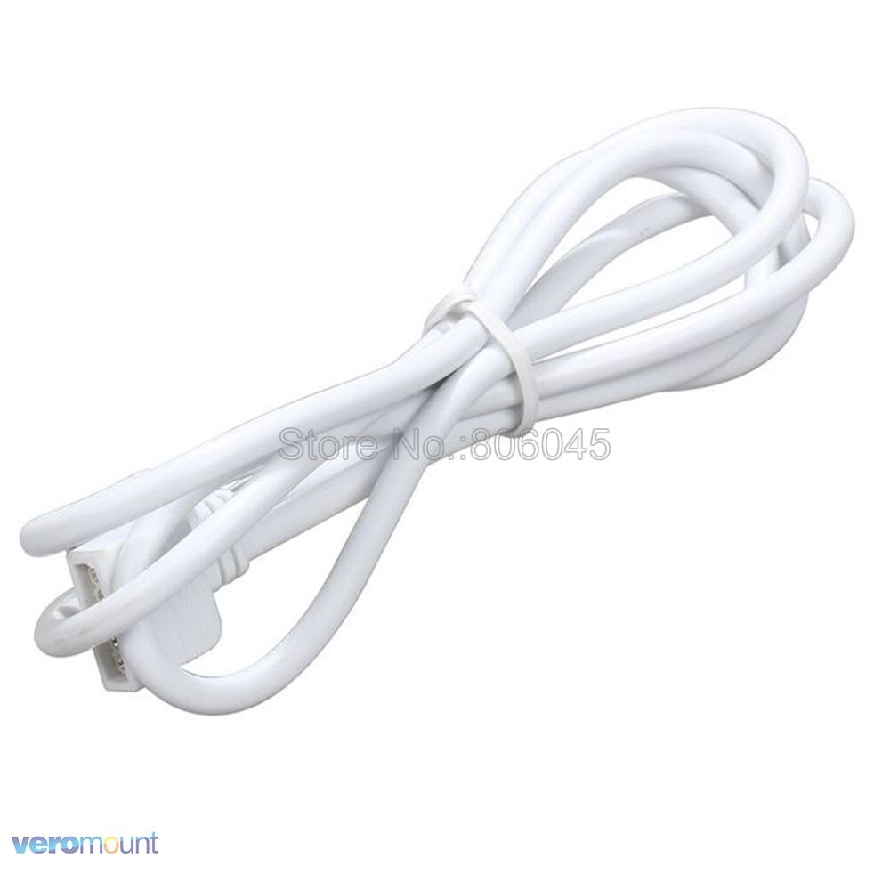 5-Pin Rgbw Verlengkabel Lijn 50Cm 1M 2M 3M 5M 5pin Vrouwelijke Extension connector Kabel Wit Draad Voor 5050 Rgbw Led Strip Licht