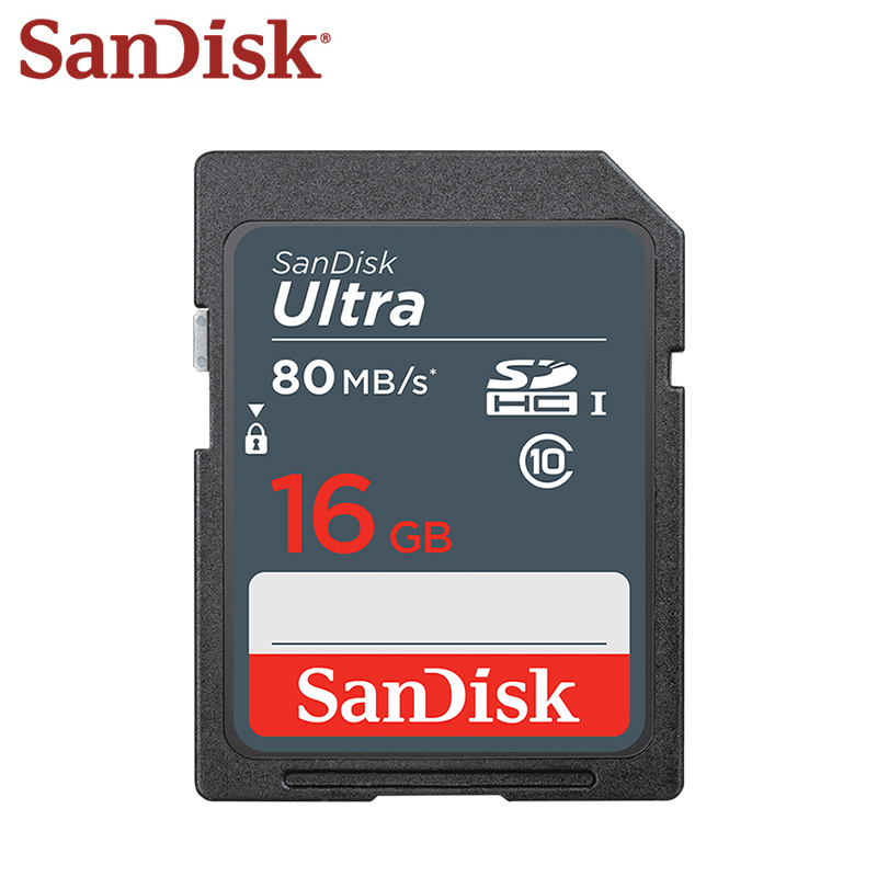 Karta pamięci SanDisk Ultra SDHC SDXC 16 GB 32 GB 64 GB 128 GB 256 GB Karta SD do 100 Mb/s do kamery