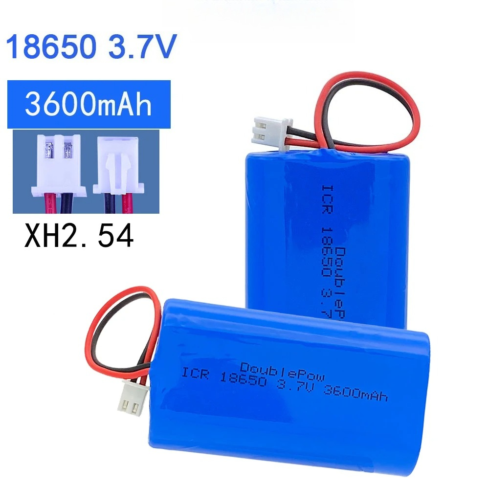 3.7V 18650 Battery 3600mAh Lithium Battery Packs Rechargeable Battery For LED Light Power Toy Accessories Security Equipment