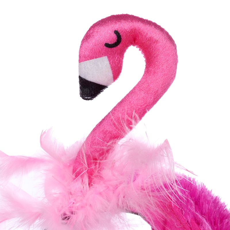 Sjovt flamingo hovedstykke hårbøjle pandebånd fødselsdagsfest kostume cosplay indretning hovedbeklædning