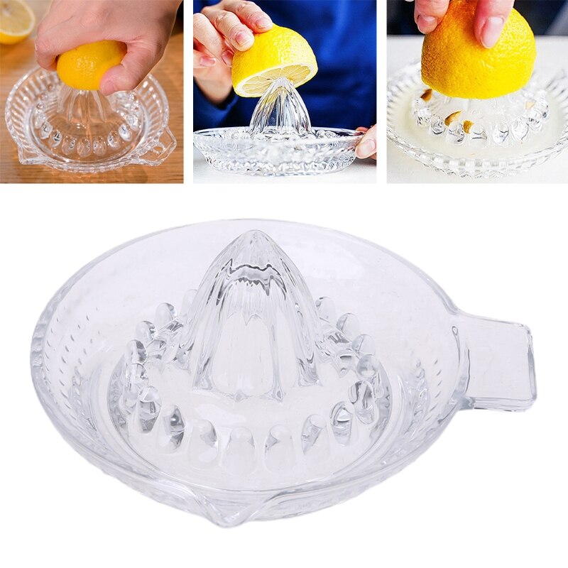 Glass Manual Juicer Citrus Fruit Juicer Kitchen Orange Lime Lemon Squeezer Fruit Press Juice Machine Fruit Extractor