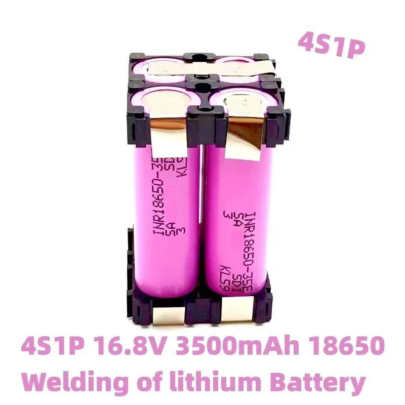 35E 20A 18650 3500mAh 7000mAh 2S 3S 4S 5S 6S/1P 2P 7.4V 12.6V 14.8V 18V 25.2V for screwdriver battery welding battery pack: WHITE