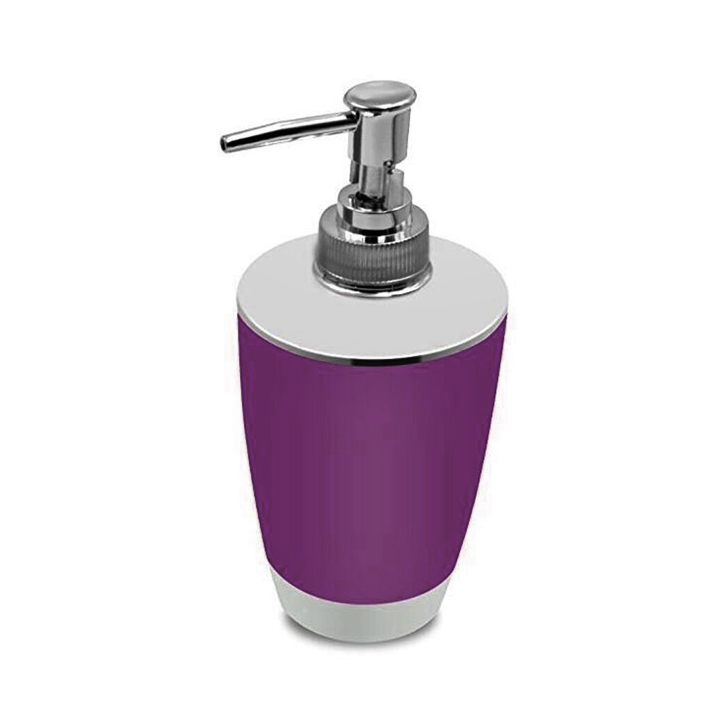 Juego de accesorios para baño y lavabo, dispensador de loción, jabonera, papelera, 6 uds., etc. 8 colores: Purple