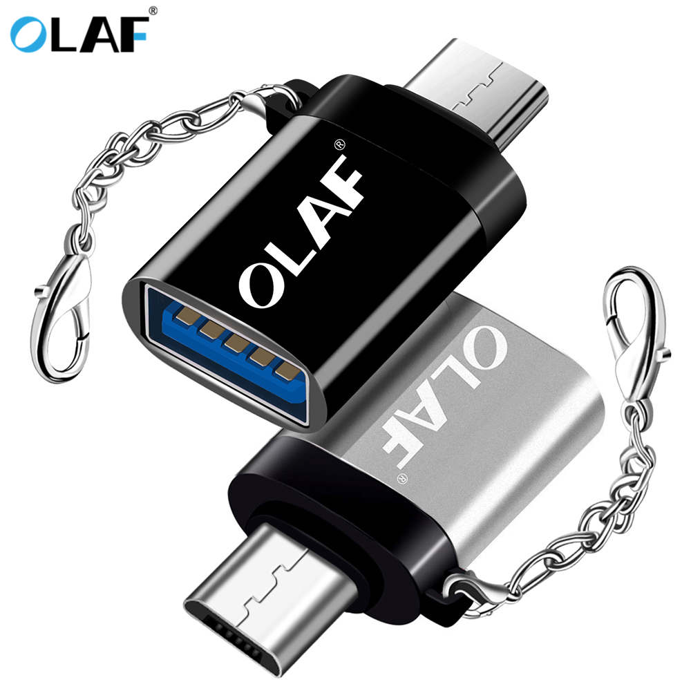 Olaf USB Adapter Micro USB OTG UBA naar Micro USB UBA Converter OTG Kabel Adapter voor voor Xiaomi Micro USB connector voor Huawei