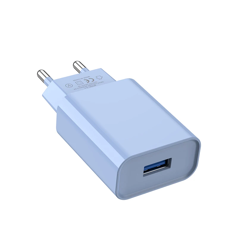 USB-oplader voor mobiele telefoon Snelle oplader met EU/US-stekkeradapter voor internationale reislader voor iPhone en Android: DE