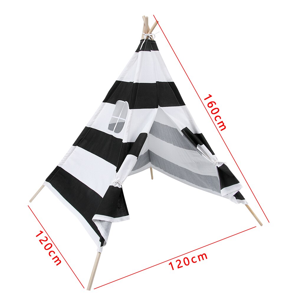Kinderen Spelen Huis Canvas Teepee Indian Speelgoed Tent Kinderen Wigwam Indoor Outdoor Huishoudelijke Home Decor