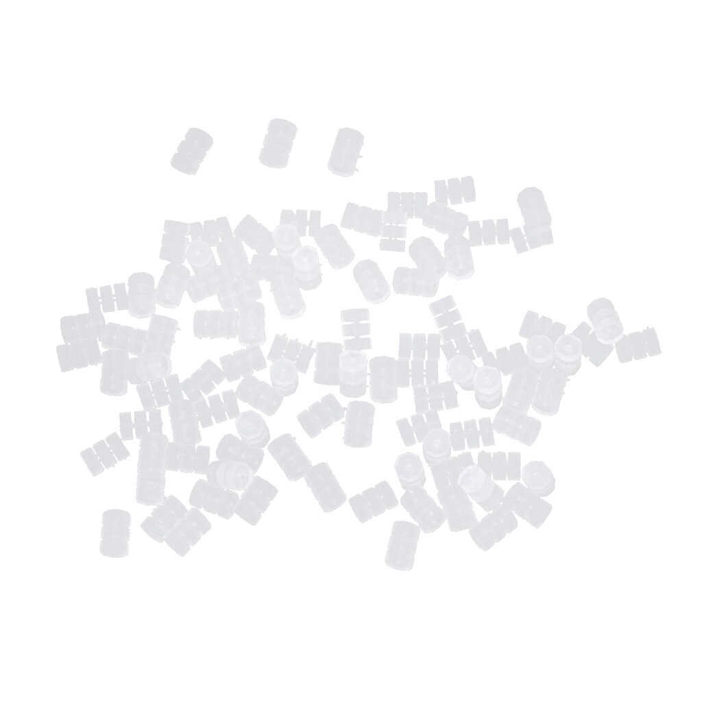 100 Pieces Bike Donuts Cables Housing Cable Donuts O-Rings for 1.1-1.8mm Shift /Brake Cables